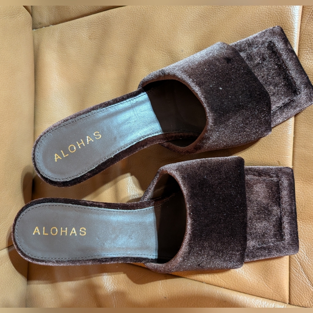 BNWT ALOHAS Puffy V Sandal